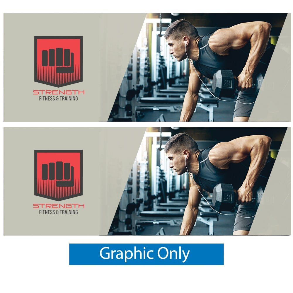 20x7.5ft. Lumiere Continuous Backlit — Double Sided Graphic Only